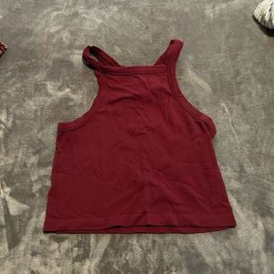 Red crop top Shirt